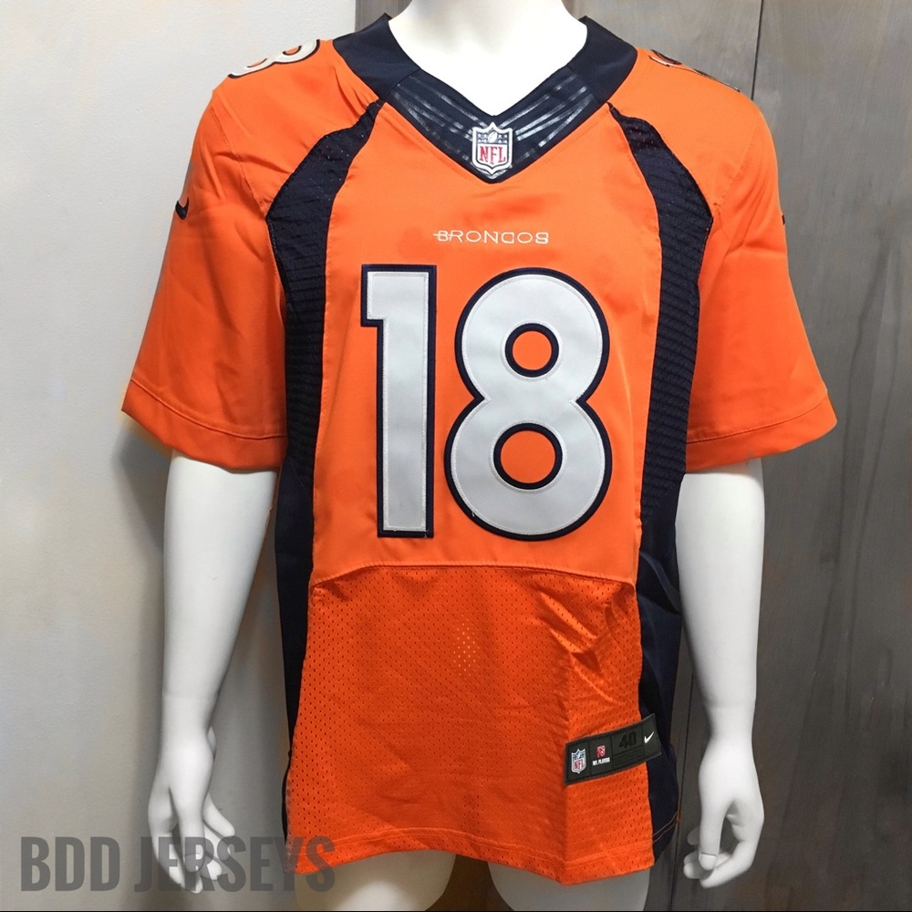 Denver Broncos Manning #18 Jersey -orange